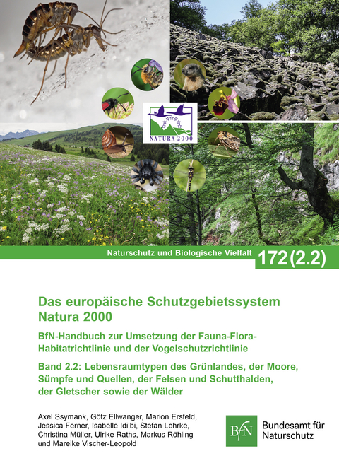 NaBiV Heft 172 Band 2.2: Das europ&auml;ische Schutzgebietssystem Natura 2000 Band 2.2 Lebensraumtypen - 