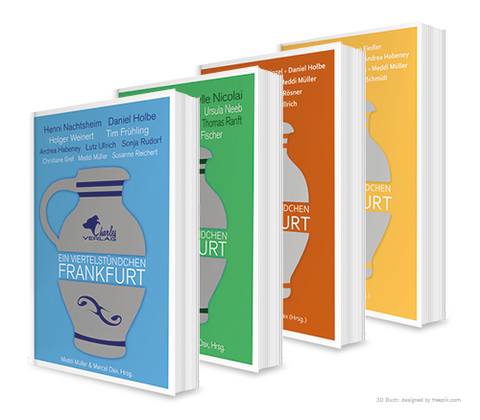 Die volle Stunde &ndash; Viermal das Viertelst&uuml;ndchen Frankfurt - Daniel Holbe, Holger Weinert, Susanne Reichert, Christiane Gref, Sonja Rudorf, Lutz Ullrich, Hendrik Nachtsheim, Tim Fr&uuml;hling, Andrea Habeney, Ursula Neeb, Meddi M&uuml;ller, Nikola Hahn, Uli Aechtner, Gerd Fischer, Achim Winter, Sibylle Nicolai, Thomas Ranft, Iris R&ouml;sner, Andreas Heinzel, Ivonne Keller, Ralf Schwob, Eva Lirot, Franziska Franz, Peter Luyendyk, Oliver Baier, Esther Schmidt, Thorsten Fiedler