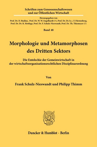 Morphologie und Metamorphosen des Dritten Sektors.