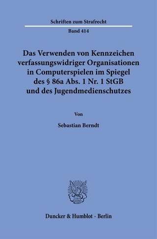 Das Verwenden von Kennzeichen verfassungswidriger Organisationen in Computerspielen im Spiegel des § 86a Abs. 1 Nr. 1 StGB und des Jugendmedienschutzes.