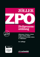 ZPO Zivilprozessordnung - Zöller, Richard