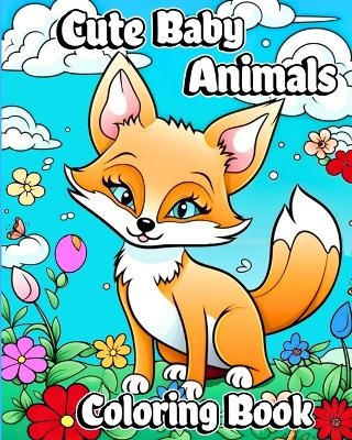 Cute Baby Animals Coloring Book