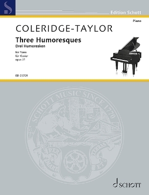 Coleridge-Taylor: Three Humoresques Op. 31 for Piano