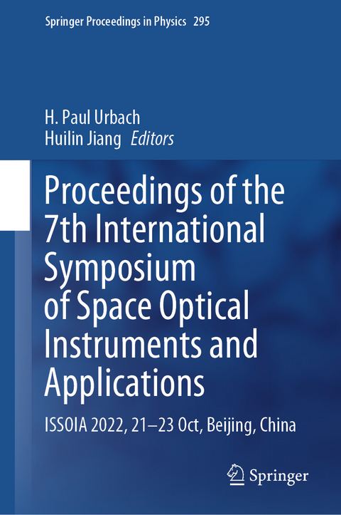 Proceedings of the 7th International Symposium of Space Optical Instruments and Applications - 