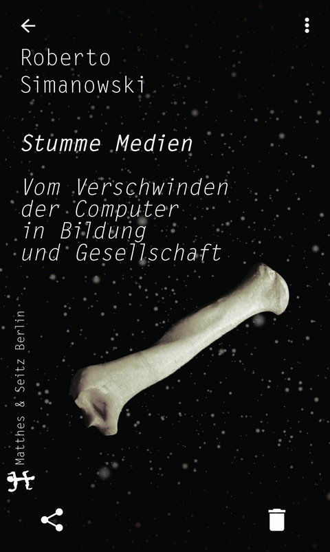 Stumme Medien - Roberto Simanowski