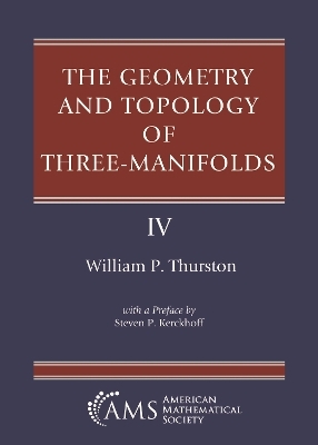 The Geometry and Topology of Three-Manifolds