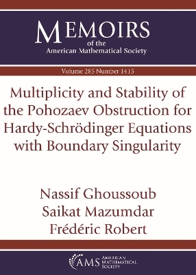 Multiplicity and Stability of the Pohozaev Obstruction for Hardy-Schrodinger Equations with Boundary Singularity