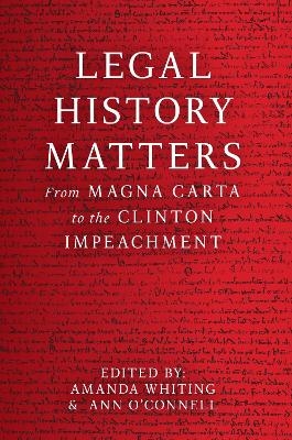 Legal History Matters