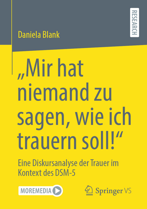 &ldquo;Mir hat niemand zu sagen, wie ich trauern soll!&rdquo; - Daniela Blank