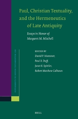 Paul, Christian Textuality, and the Hermeneutics of Late Antiquity - 