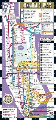 Streetwise Map Manhattan - Laminated City Center Street Map of Manhattan Subway Bus: City Plans
