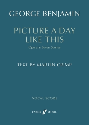 Picture a day like this (Vocal Score)