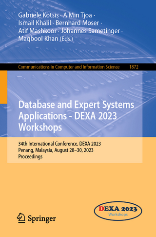 Database and Expert Systems Applications - DEXA 2023 Workshops