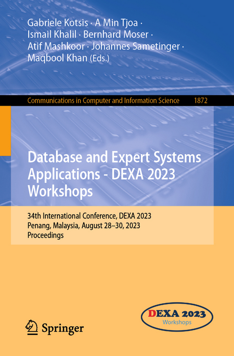 Database and Expert Systems Applications - DEXA 2023 Workshops - 