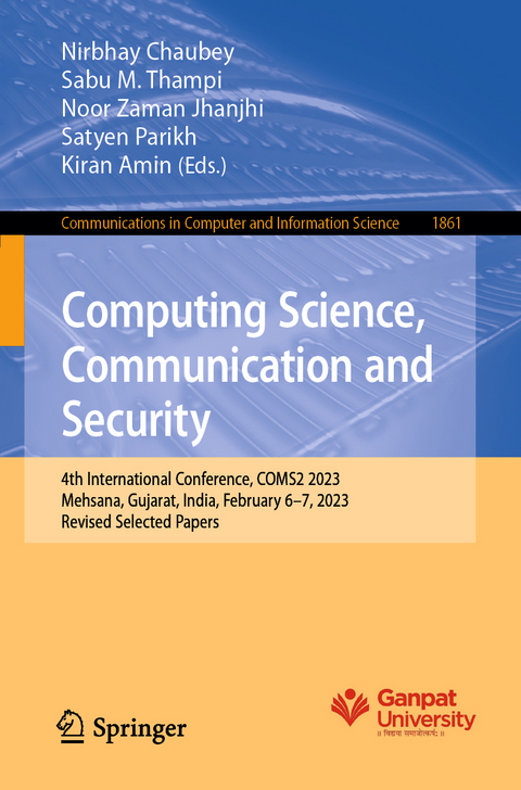 Computing Science, Communication and Security - 