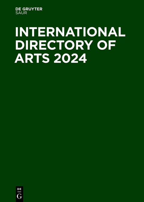 International Directory of Arts 2024 -  [unknown]