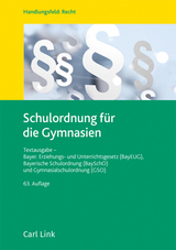 Schulordnung f&uuml;r die Gymnasien