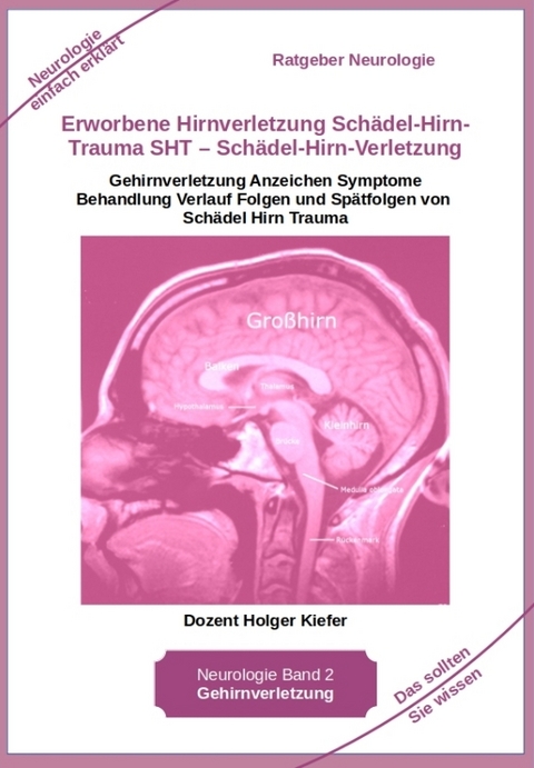 Erworbene Hirnverletzung Sch&auml;del-Hirn-Trauma SHT &ndash; Sch&auml;del-Hirn-Verletzung - Rehabilitation - f&uuml;r Patienten, Angeh&ouml;rige, medizinisches Personal - Holger Kiefer