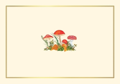 Mushrooms Note Cards (14 Cards, 15 Self-Sealing Envelopes) - 
