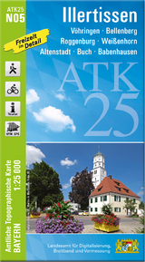ATK25-N05 Illertissen (Amtliche Topographische Karte 1:25000) - 