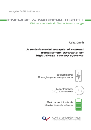 A multifactorial analysis of thermal management concepts for high-voltage battery systems