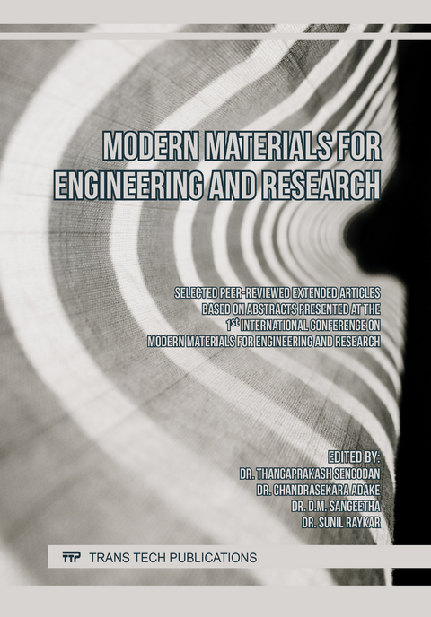 Modern Materials for Engineering and Research - 