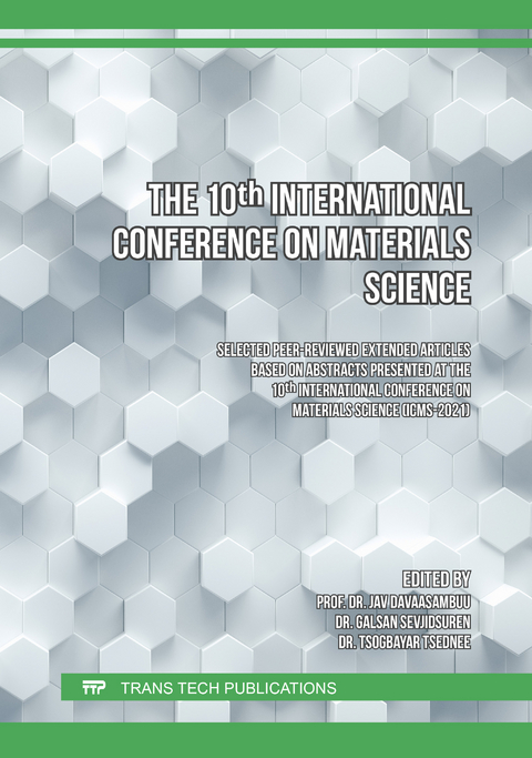 The 10th International Conference on Materials Science - 