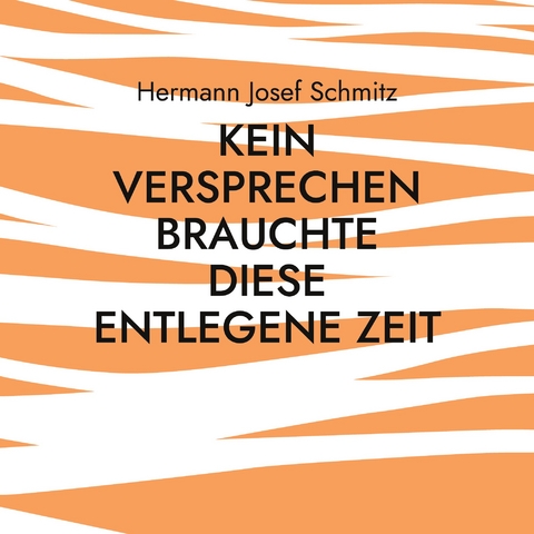 Kein Versprechen brauchte diese entlegene Zeit - Hermann Josef Schmitz