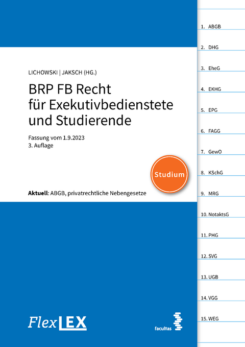 FlexLex BRP FB Recht f&uuml;r Exekutivbedienstete und Studierende | Studium - 