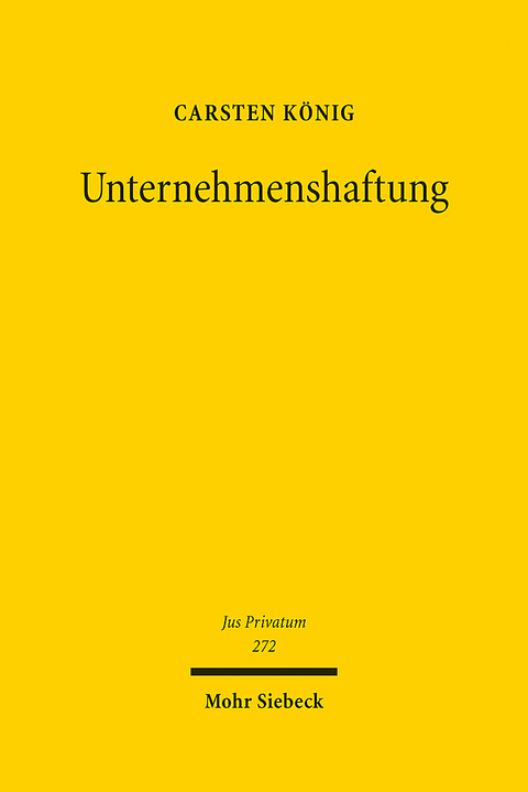 Unternehmenshaftung - Carsten K&ouml;nig