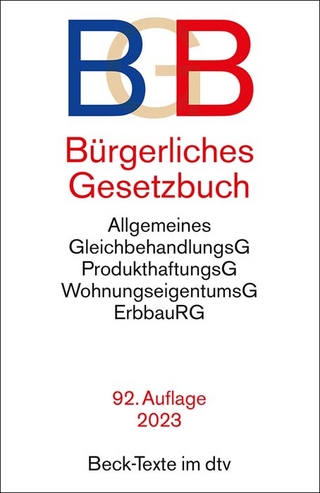 Bürgerliches Gesetzbuch BGB