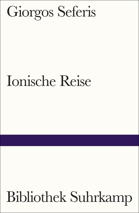 Ionische Reise - Giorgos Seferis