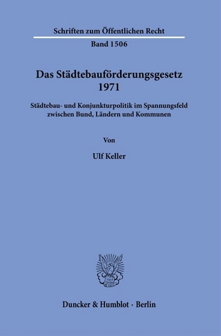 Das Städtebauförderungsgesetz 1971.