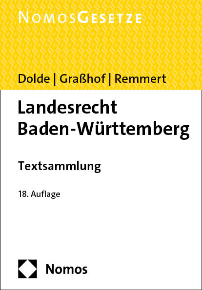 Landesrecht Baden-W&uuml;rttemberg - 