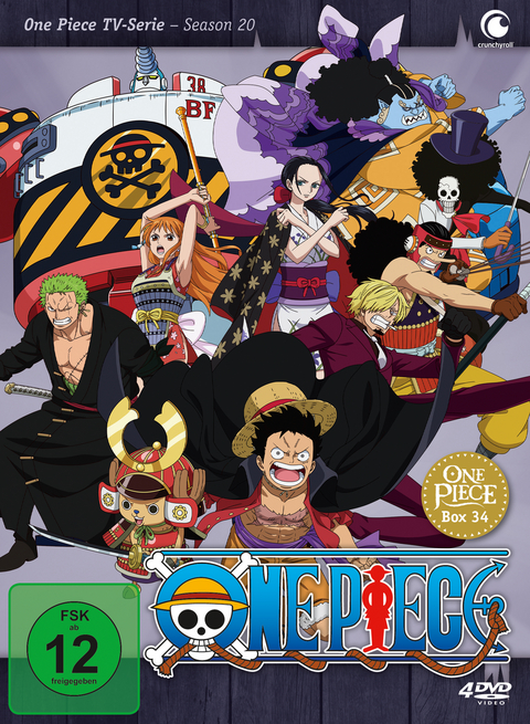 One Piece - TV-Serie - Box 34 (Episoden 976 - 1.000) [4 DVDs] - Hiroaki Miyamoto, Junji Shimizu, K&ocirc;nosuke Uda, Munehisa Sakai