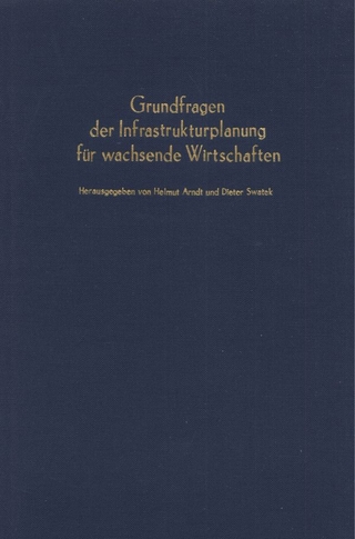 Grundfragen der Infrastrukturplanung für wachsende Wirtschaften.