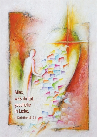 Jahreslosung 2024 - Andrea Sautter - Faltkarte