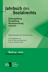 Jahrbuch des Sozialrechts (der Gegenwart). Gesetzgebung - Verwaltung... / Jahrbuch des Sozialrechts - - Dokumentation f&uuml;r das Jahr 2022 - 