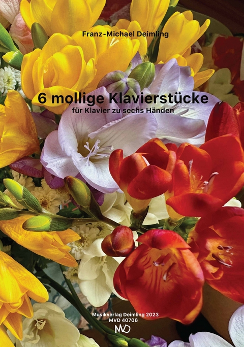 6 mollige Klavierst&uuml;cke f&uuml;r Klavier zu 6 H&auml;nden - 