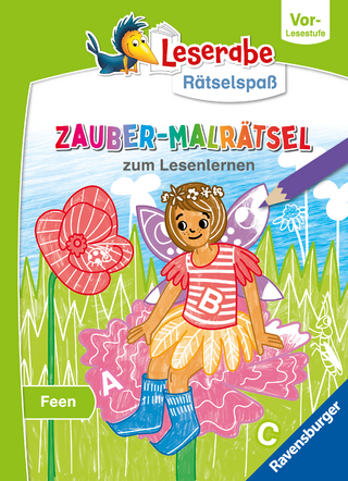Leserabe Rätselspaß - Zauber-Malrätsel zum Lesenlernen: Feen (Vor-Lesestufe)