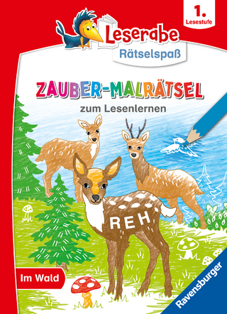 Leserabe Rätselspaß - Zauber-Malrätsel zum Lesenlernen: Im Wald (1. Lesestufe)