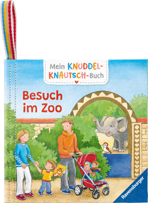 Mein Knuddel-Knautsch-Buch - Besuch im Zoo - Friederike Kunze