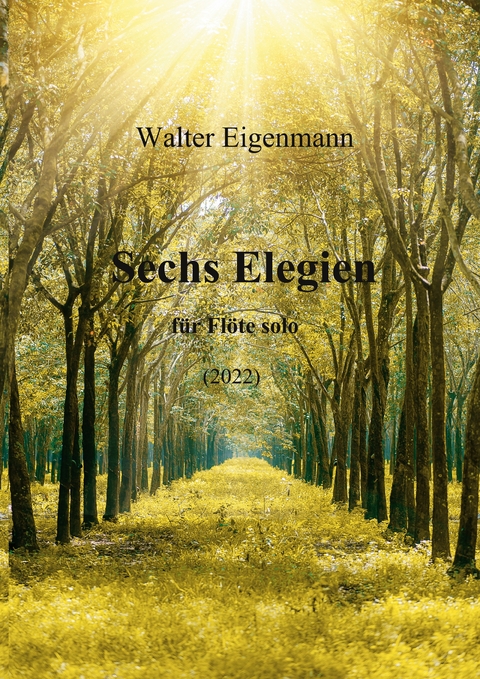 Sechs Elegien f&uuml;r Fl&ouml;te solo - Walter Eigenmann