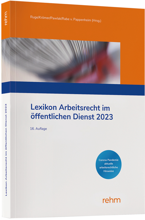 Lexikon Arbeitsrecht im öffentlichen Dienst 2023 - 