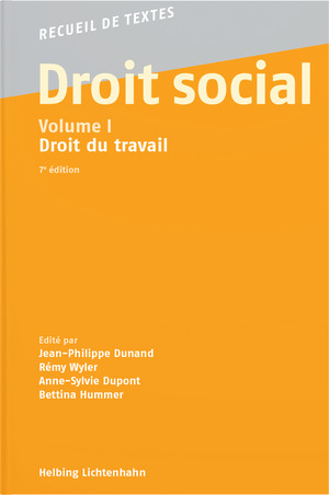 Droit social - Volume I - 