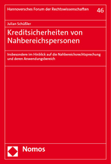 Kreditsicherheiten von Nahbereichspersonen - Julian Sch&uuml;&szlig;ler