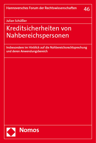 Kreditsicherheiten von Nahbereichspersonen