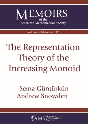 The Representation Theory of the Increasing Monoid