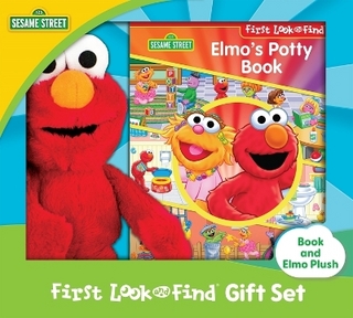 Sesame Street: Elmo's Potty Book First Look and Find Gift Set Book and Elmo Plush