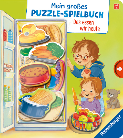 Mein gro&szlig;es Puzzle-Spielbuch - Das essen wir heute - Mila Rulff